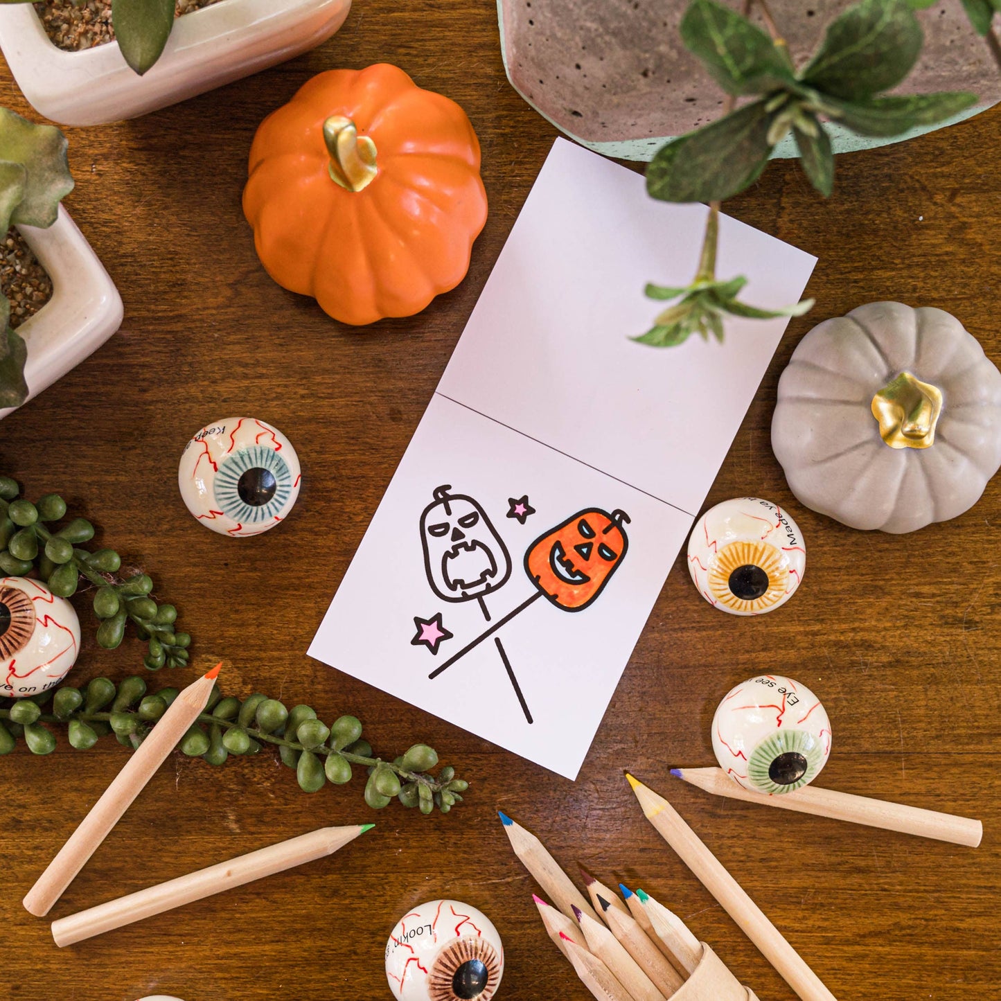 Halloween Mini Coloring Book for Adults - 50 Spooky Pages