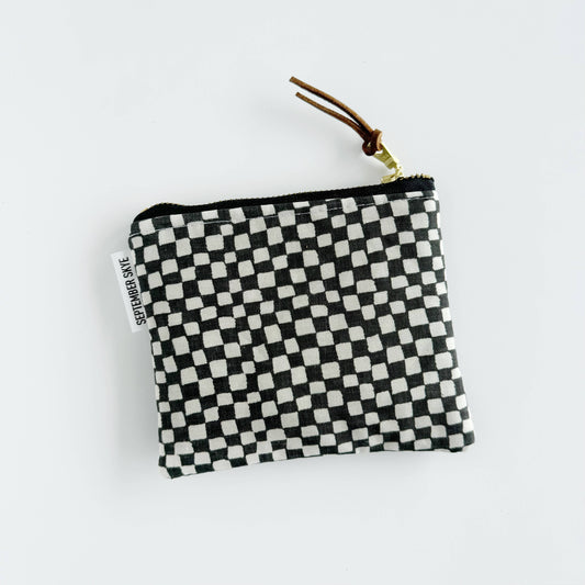 B/W Small Square Pouch