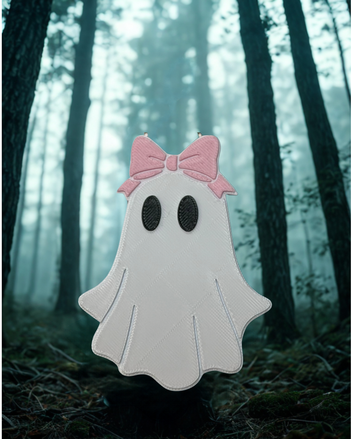 Ghost Can Tab Opener Keychain