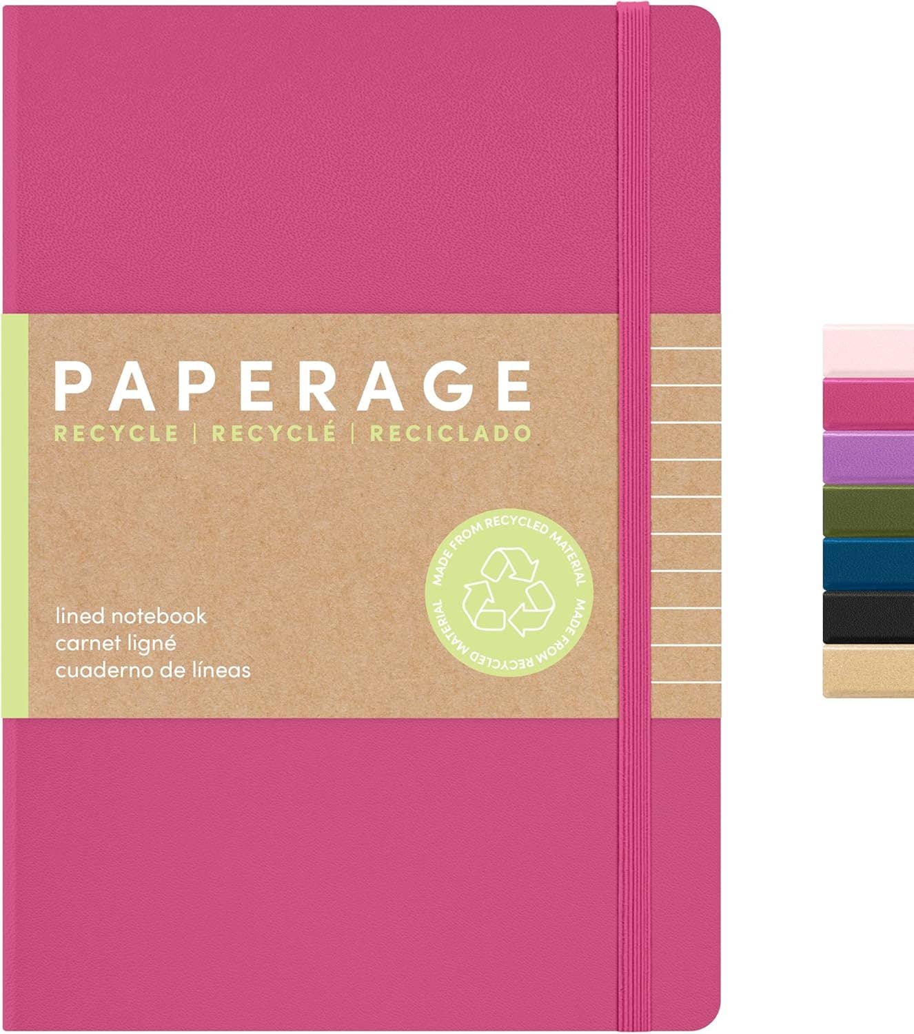 Recycled Casebound Lined Journal Notebook