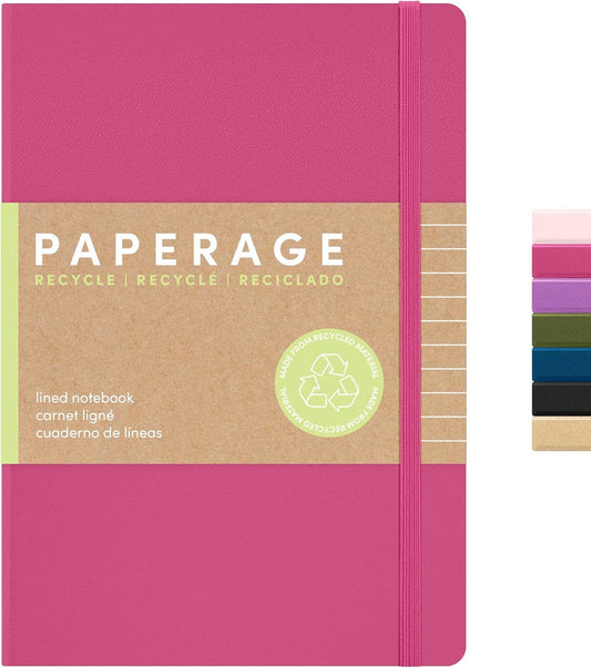 Recycled Casebound Lined Journal Notebook