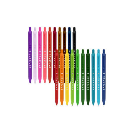 Retractable Gel Pens Rainbow