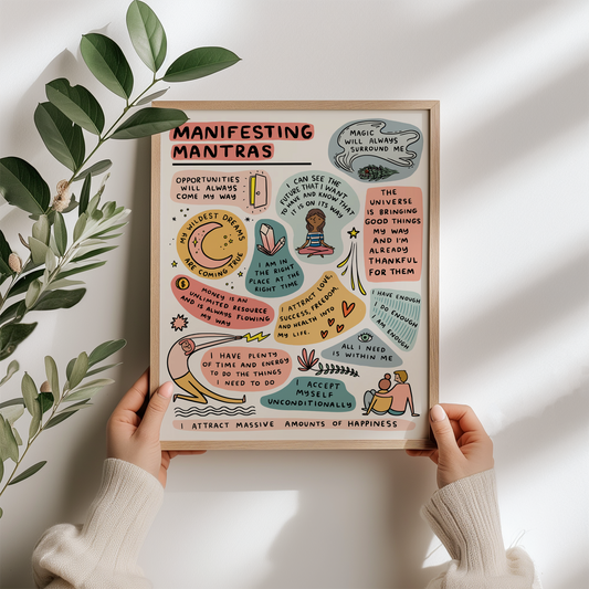 Manifesting Mantras Art Print