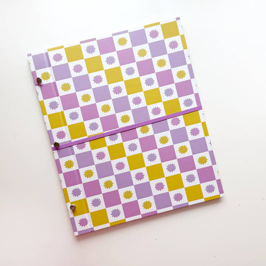 Checks & Stars Art Journal