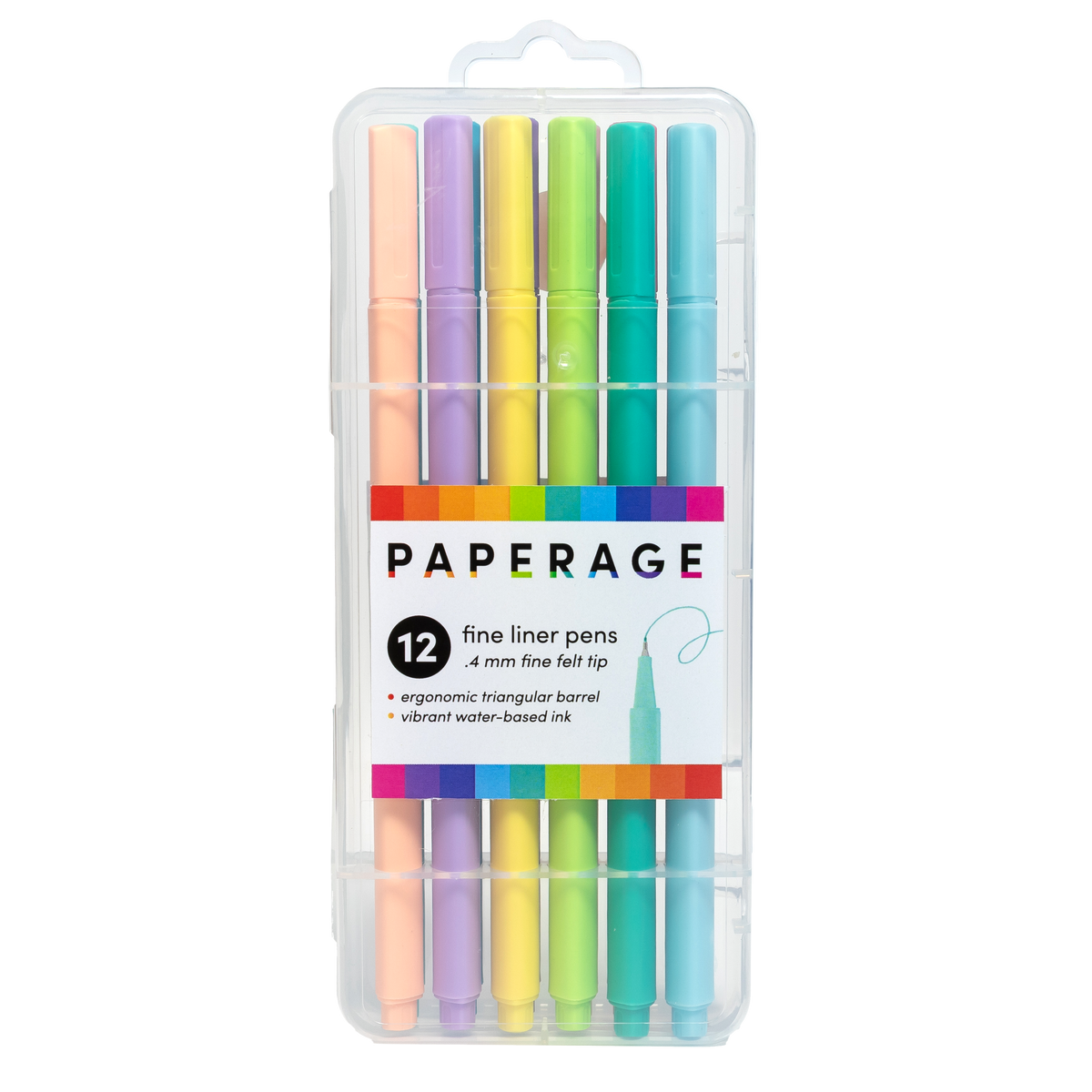 Felt Tip Fine Line Pastel Marker Pens