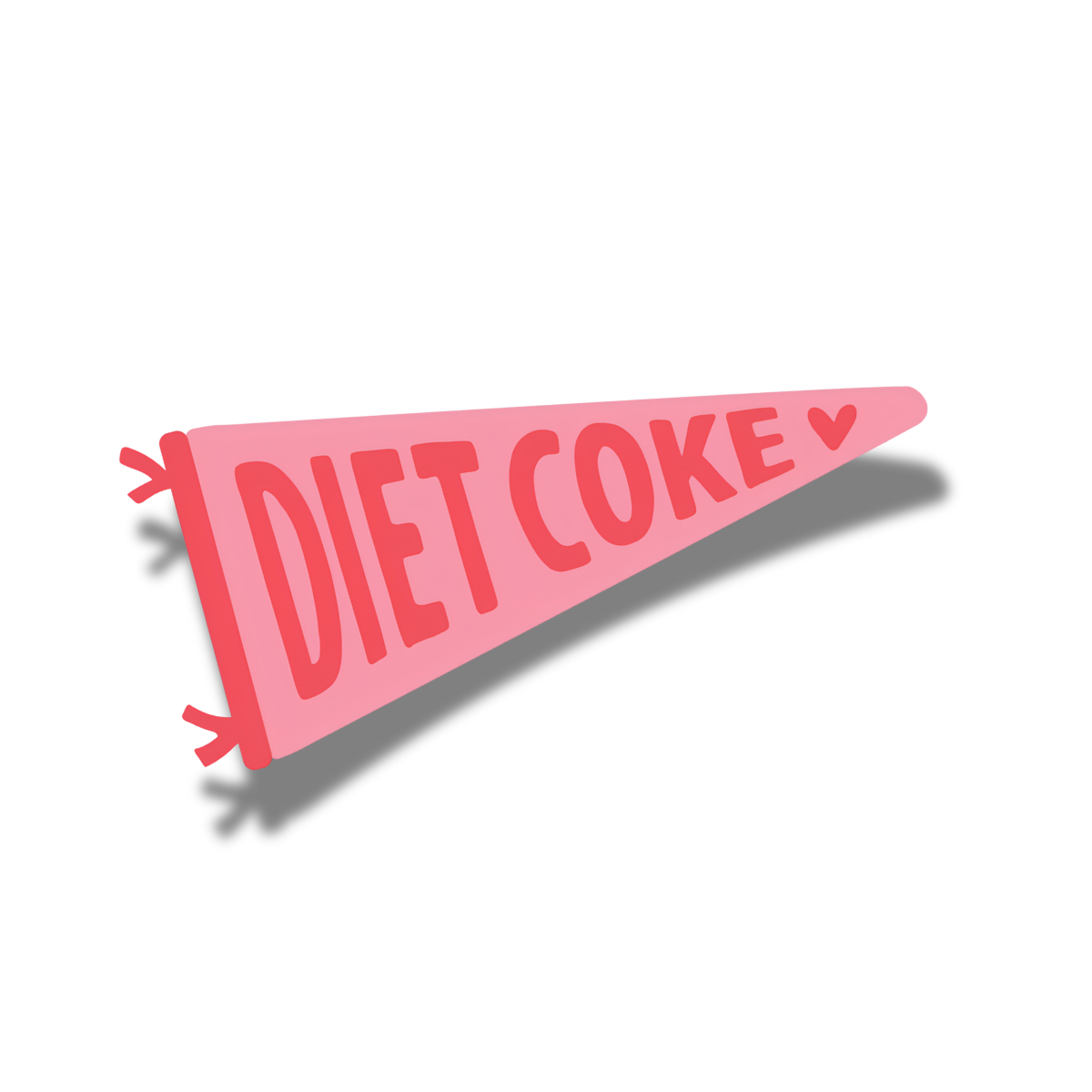 Diet Coke Banner Sticker