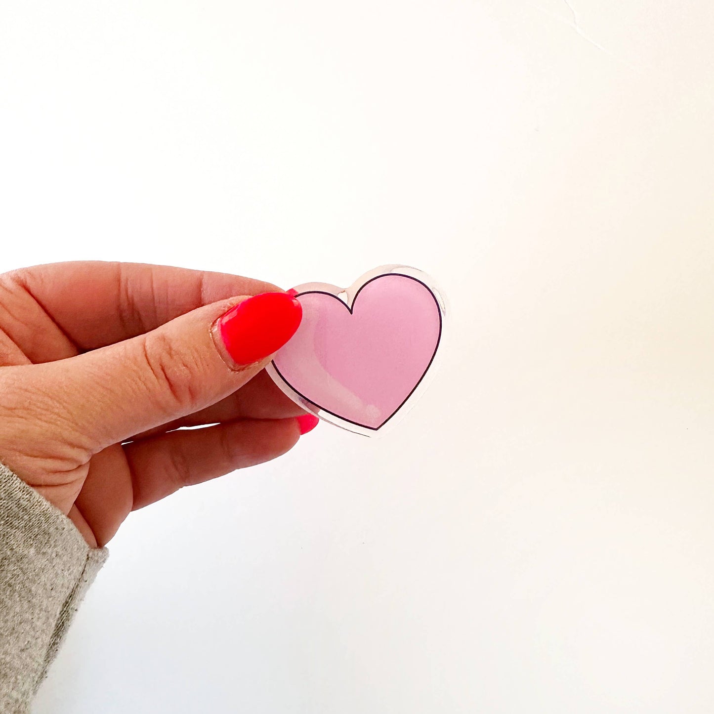 Pink Heart Clip