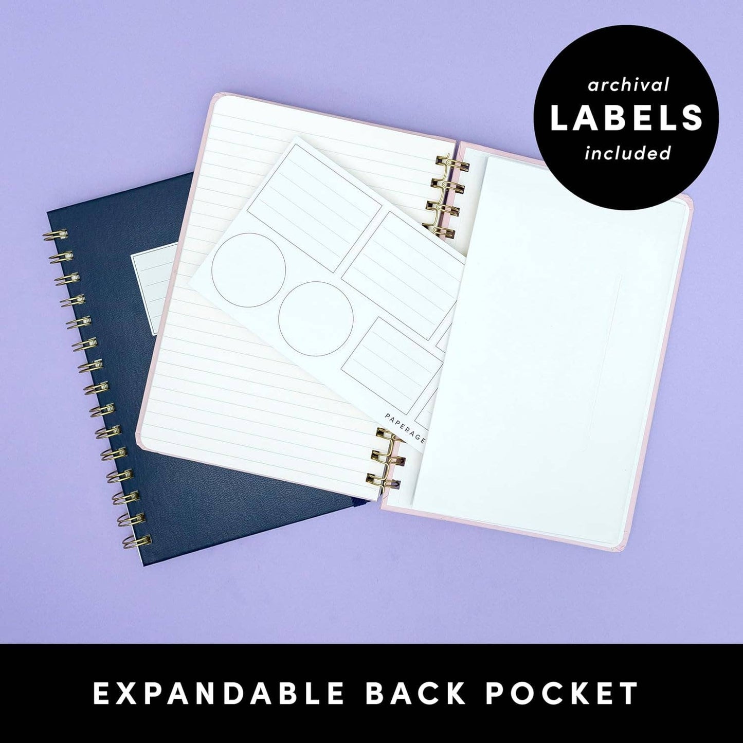 Spiral Bound Hardcover Lined Journal Notebook