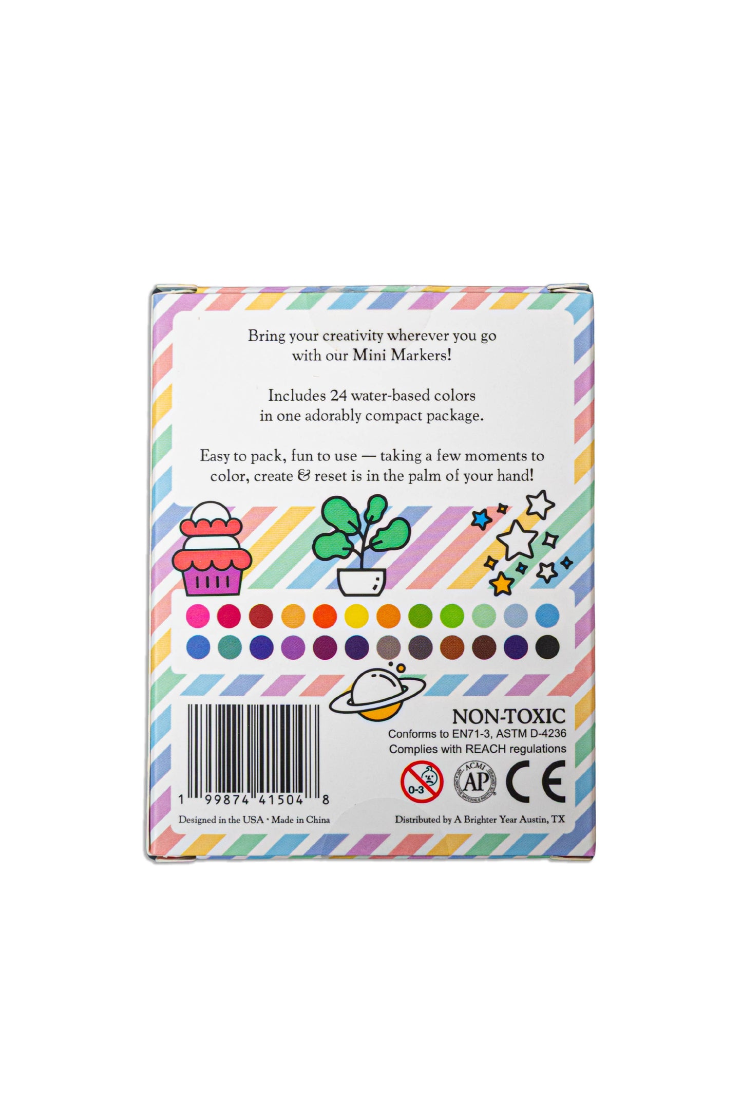 24 Water Based Mini Markers
