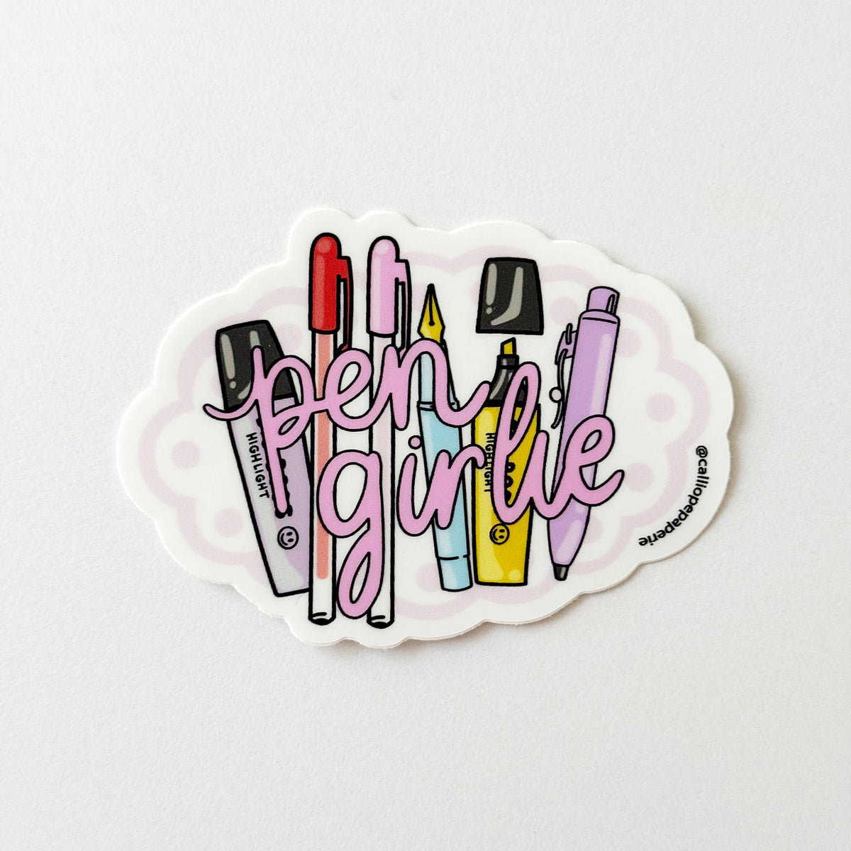 Pen Girlie Sticker