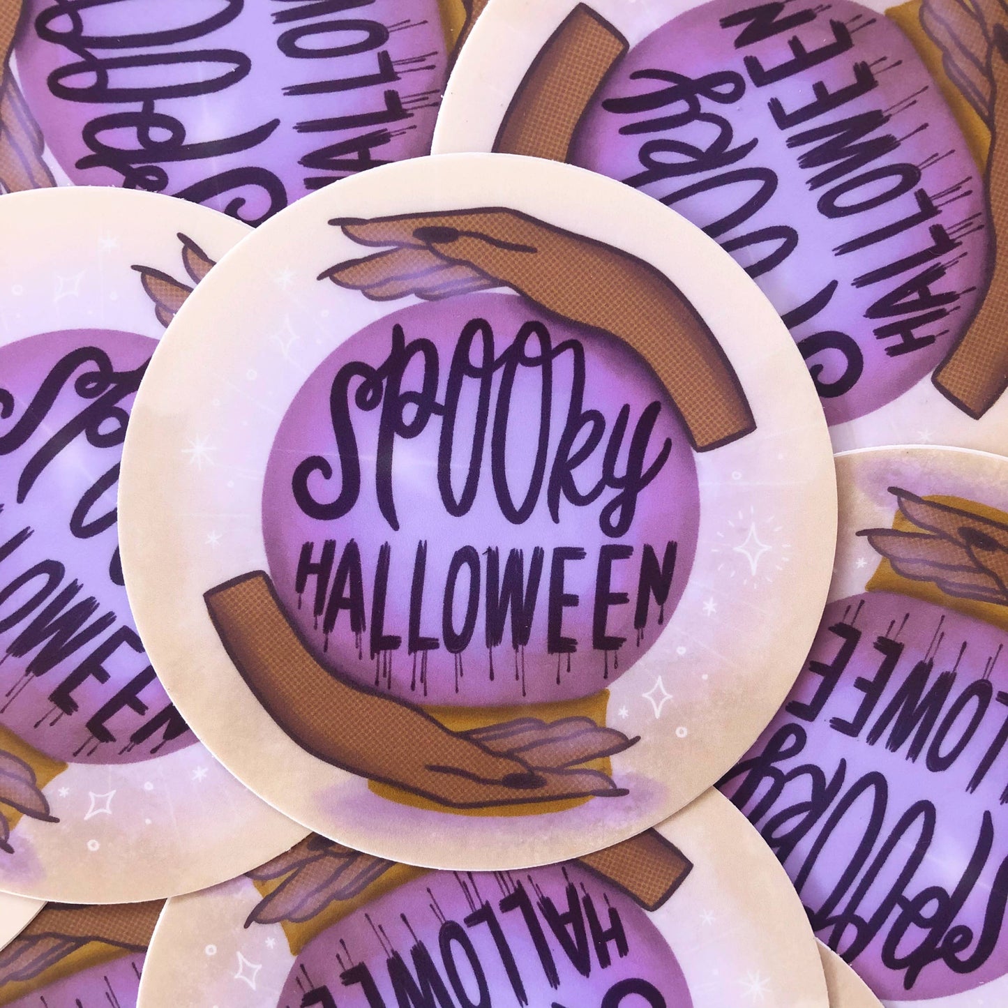 Spooky Halloween Vinyl Sticker