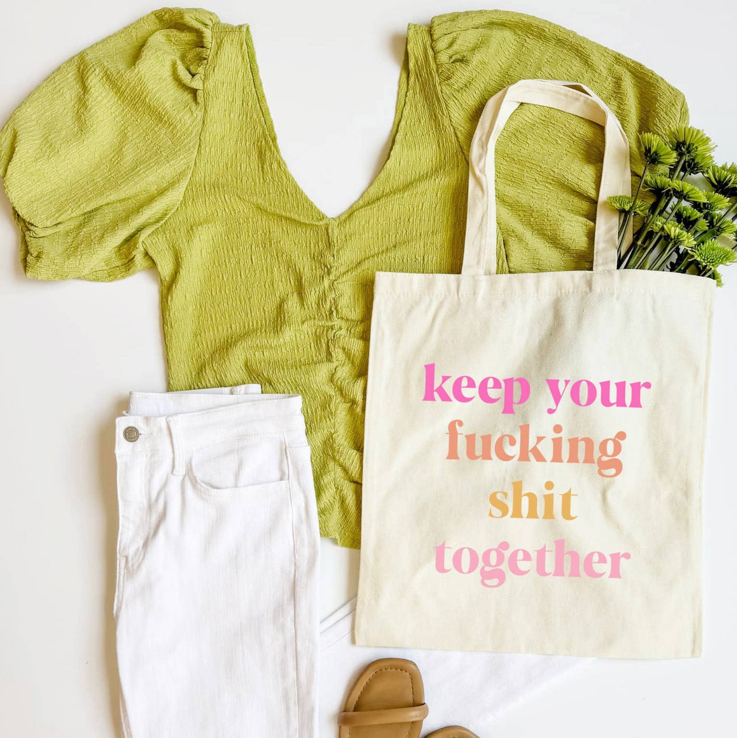 Keep It Together Tote Bag Funny Everyday Cotton Tote