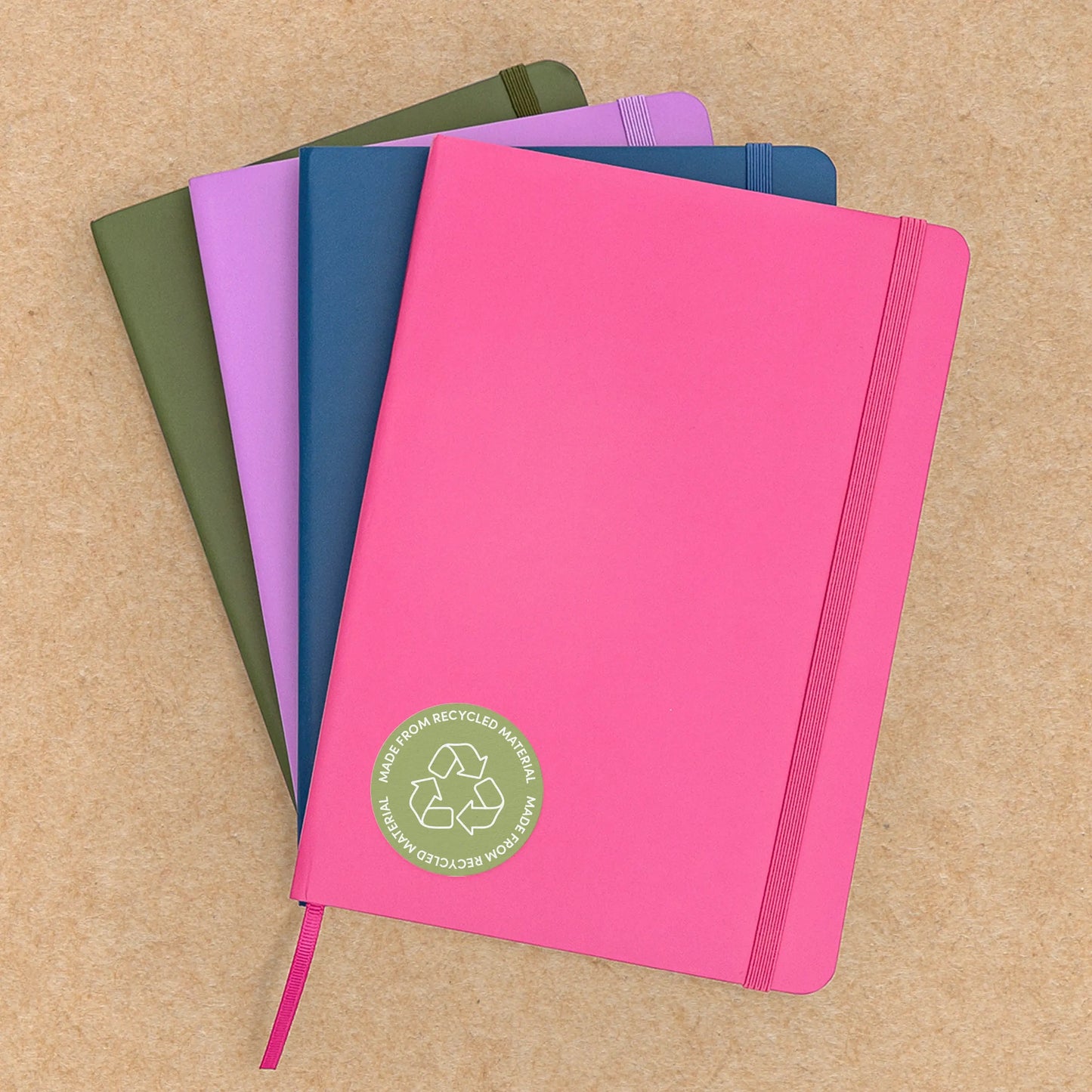Recycled Casebound Lined Journal Notebook