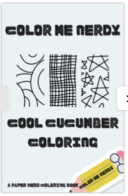 Color Me Nerdy Coloring Book