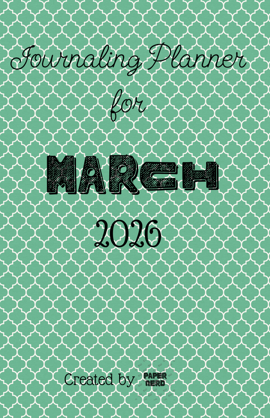 March Journaling Planner (US Letter)-download