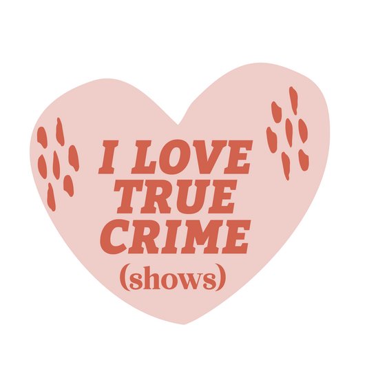 True Crime Vinyl Sticker