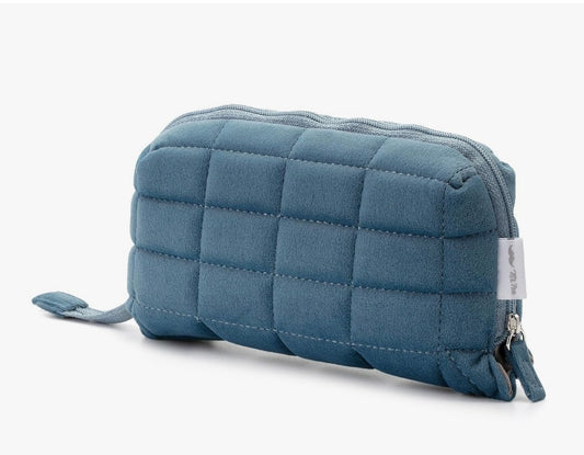 Velvety Puffy Pencil Pouch
