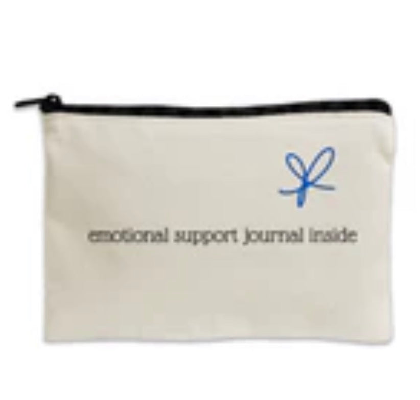 Large Zippered Canvas Pouch