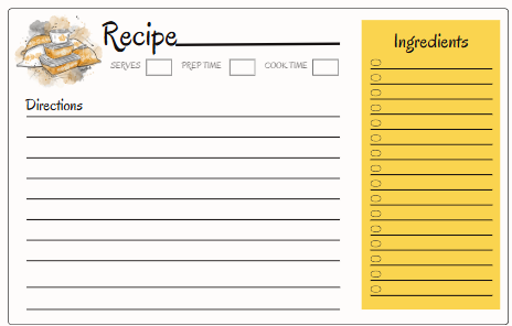 Recipe Cards