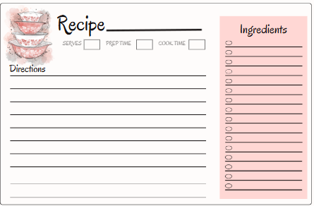Recipe Cards