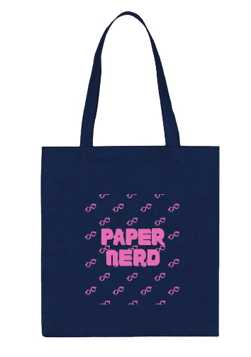 Paper Nerd Skinny Tote