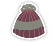 Christmas/Winter Vinyl Stickers