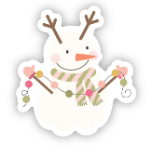 Christmas/Winter Vinyl Stickers