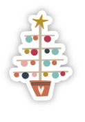 Christmas/Winter Vinyl Stickers