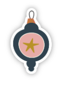Christmas/Winter Vinyl Stickers