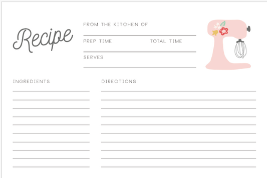 Recipe Cards