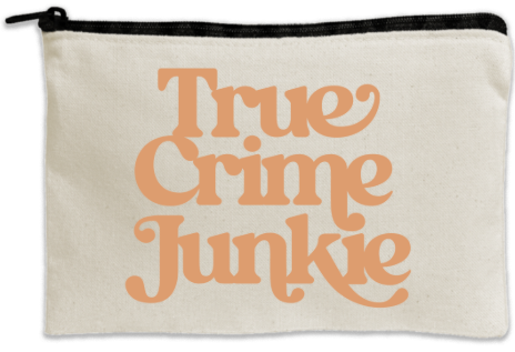 Large Zippered Canvas Pouch