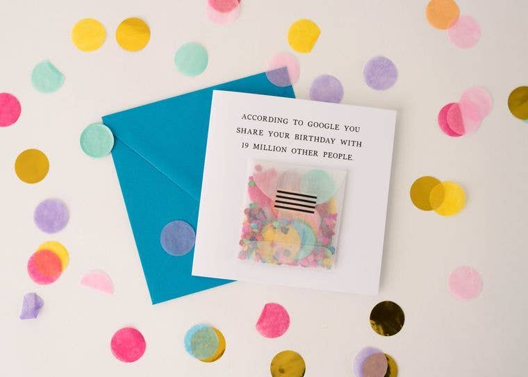 Birthday Confetti Greeting Card