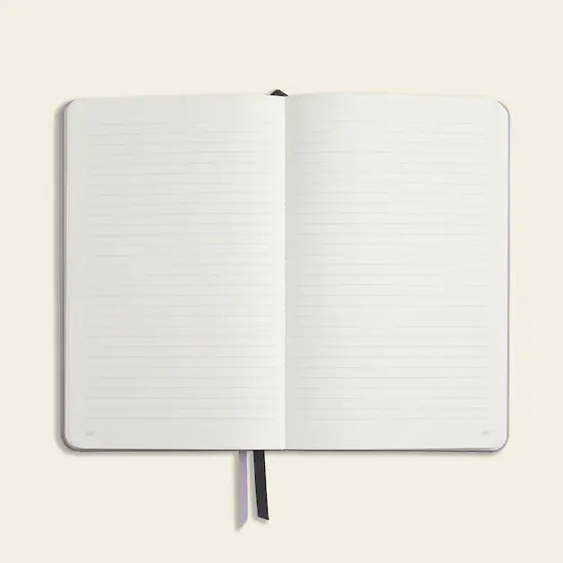 Lilac Lined Notebook, PU Leather, Hardcover - Everyday