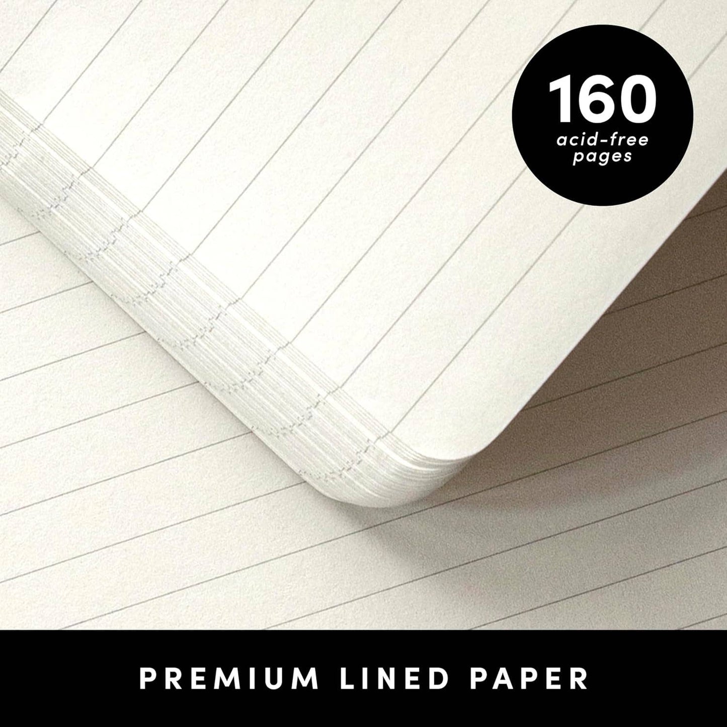 Spiral Bound Hardcover Lined Journal Notebook