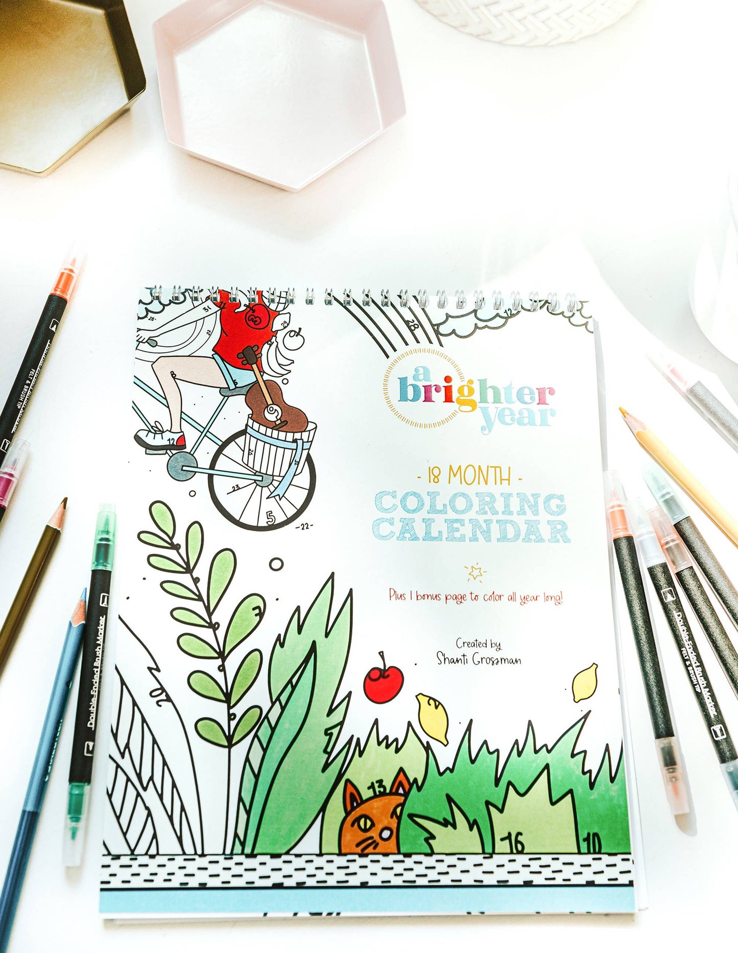 18 Month Color by Day Pages Coloring Book for Adults