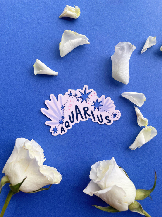 Aquarius Vinyl Sticker