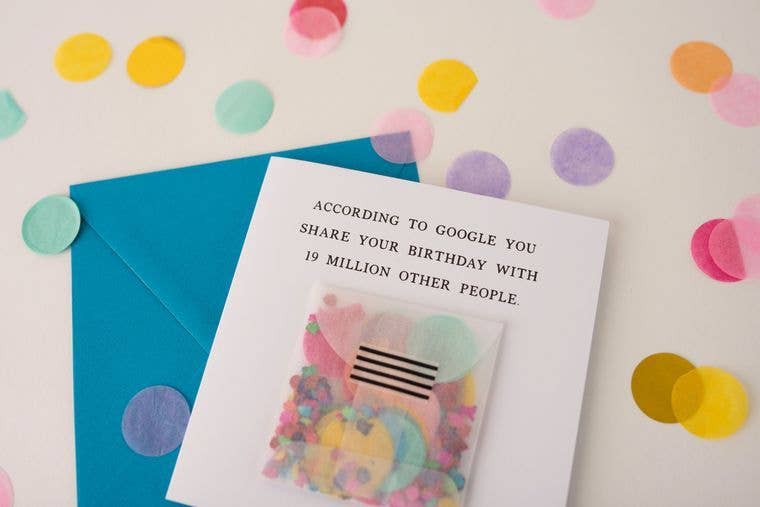 Birthday Confetti Greeting Card