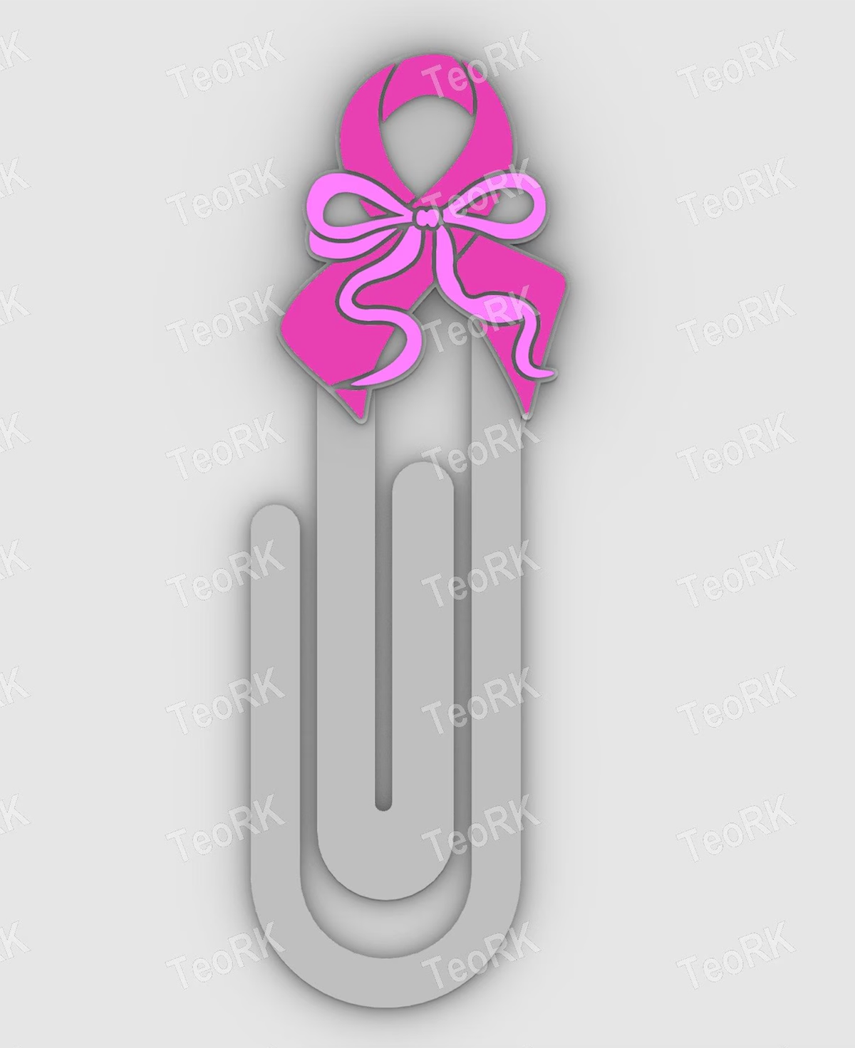 Mega Clip - Pink Ribbon