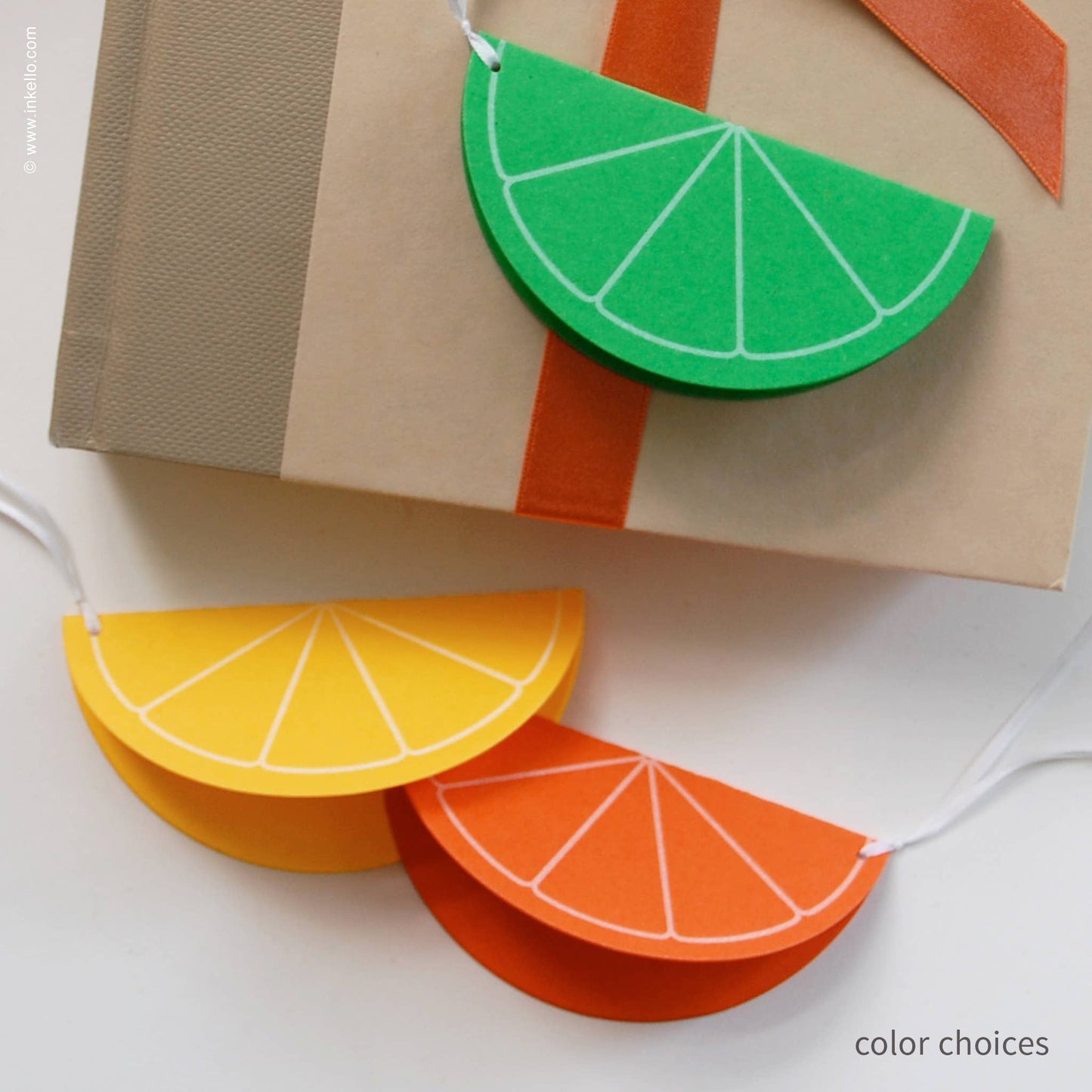 Citrus Slice Gift Tag