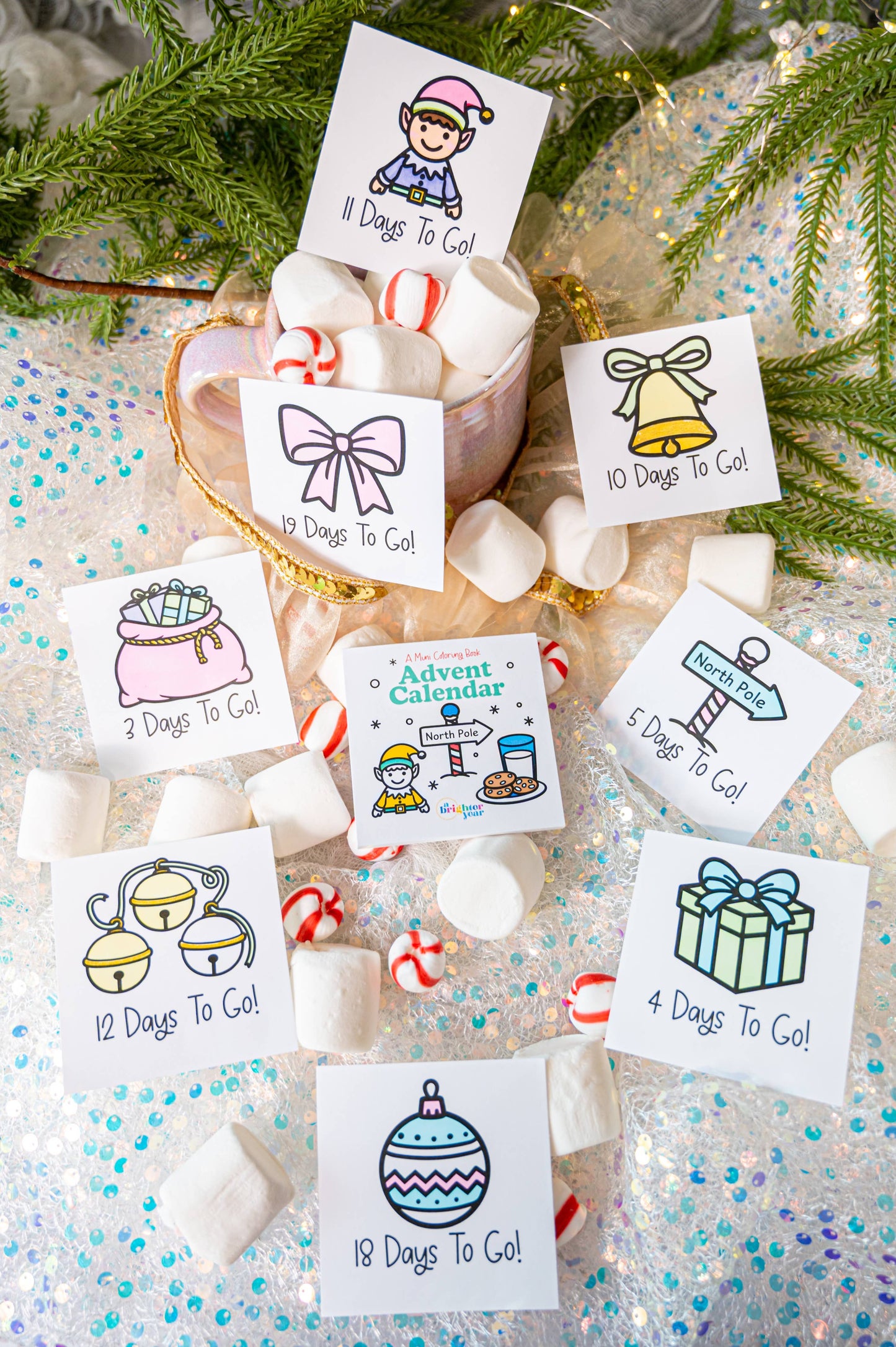 Color Your Own Advent Calendar Gift Set - New Christmas 2026