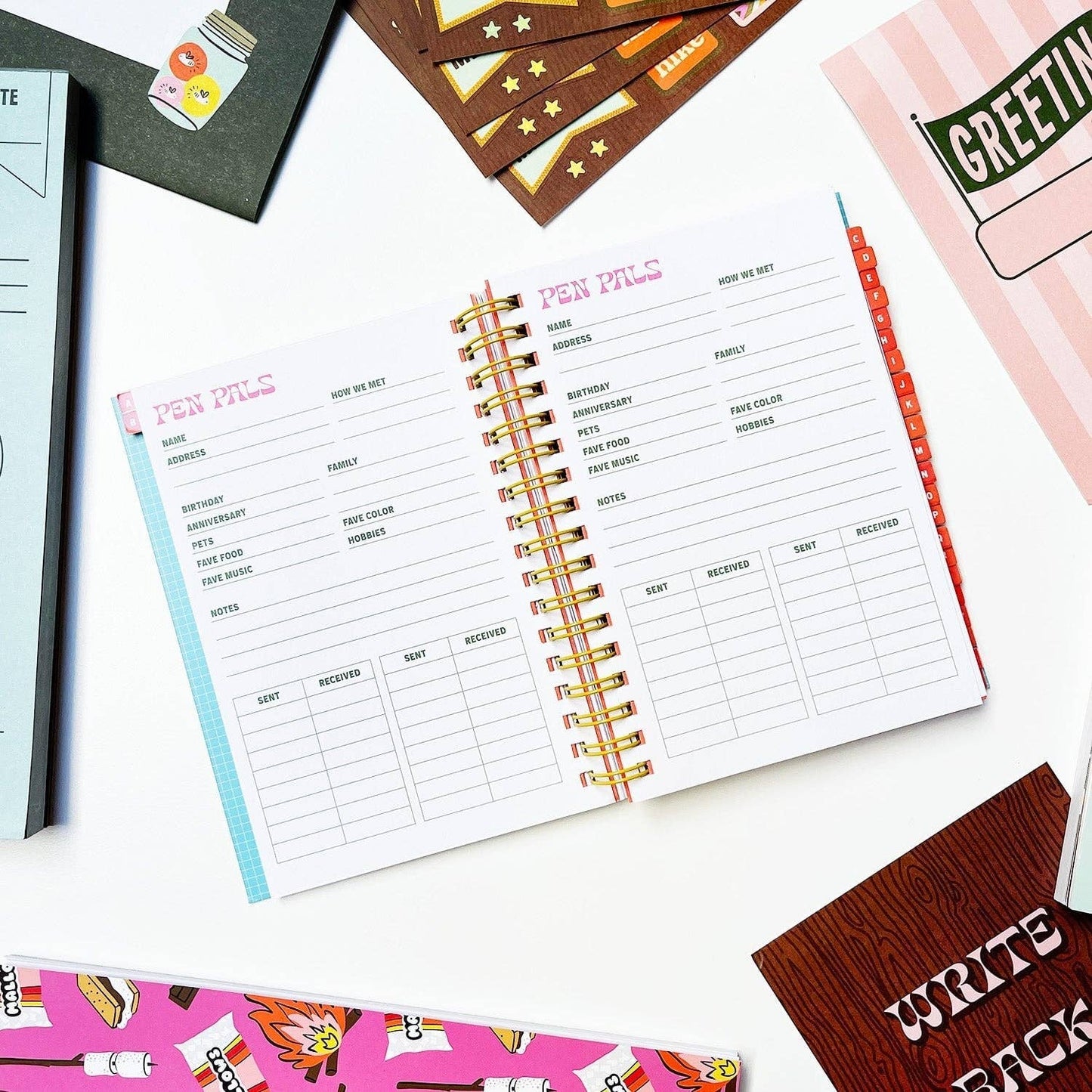 Pen Pals Address Book