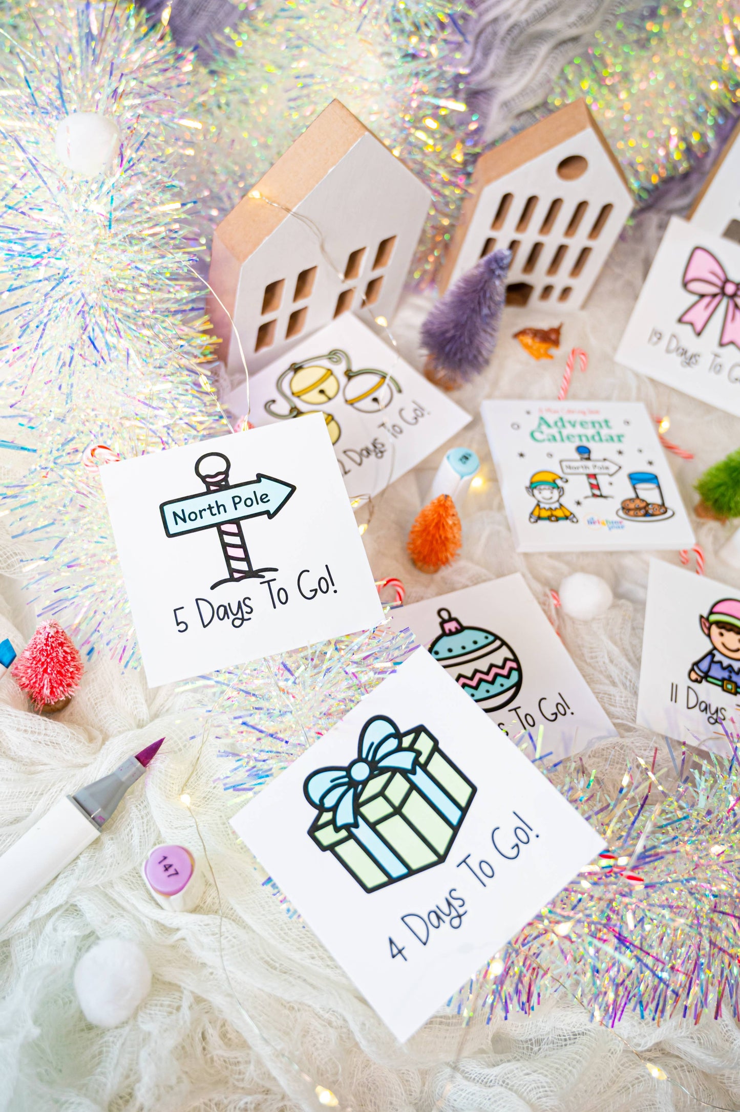 Color Your Own Advent Calendar Gift Set - New Christmas 2026