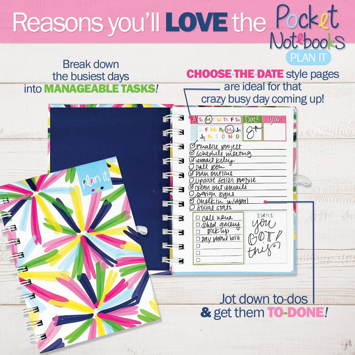 Pocket Notebooks | List, Plan, Doodle