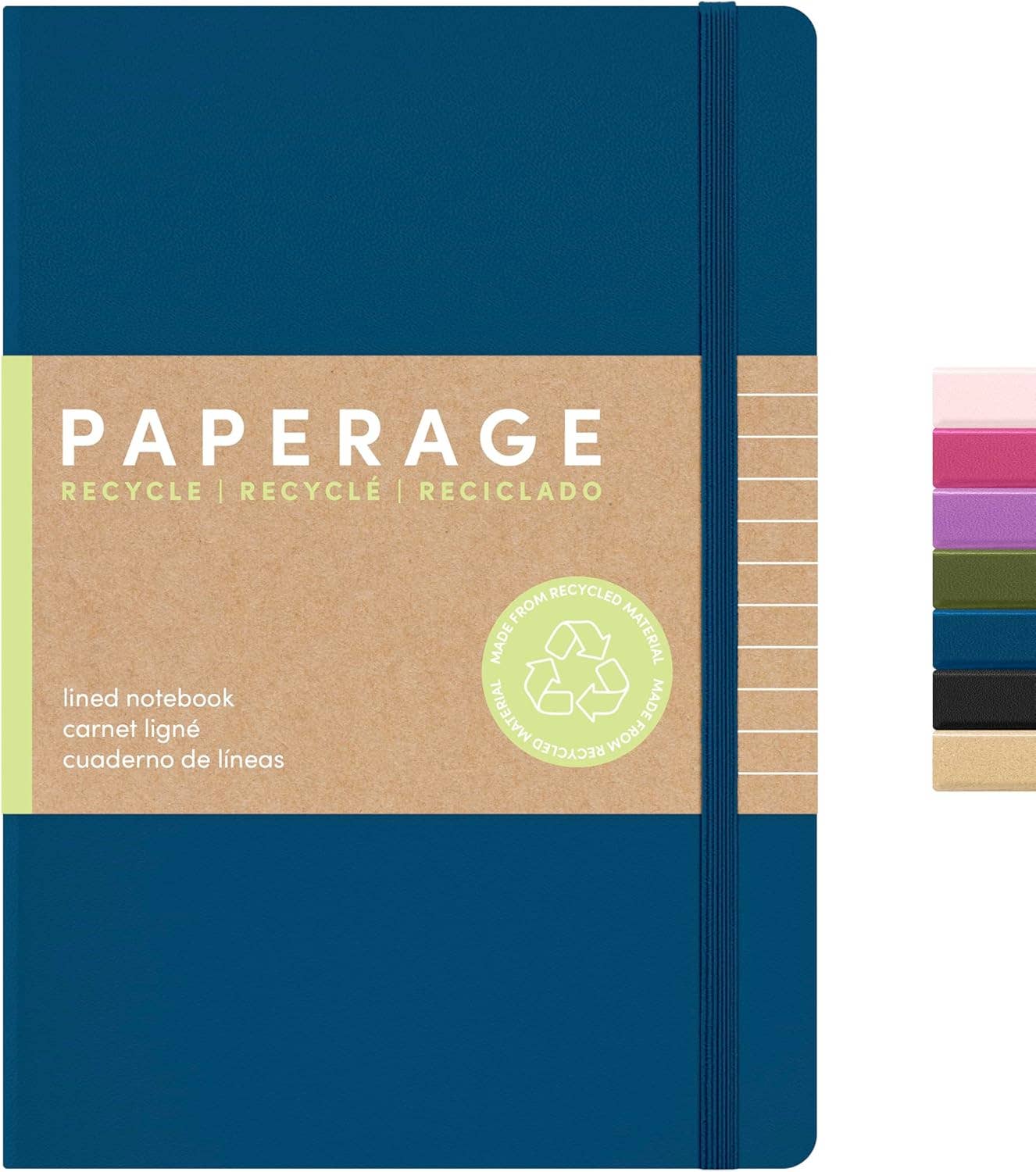 Recycled Casebound Lined Journal Notebook