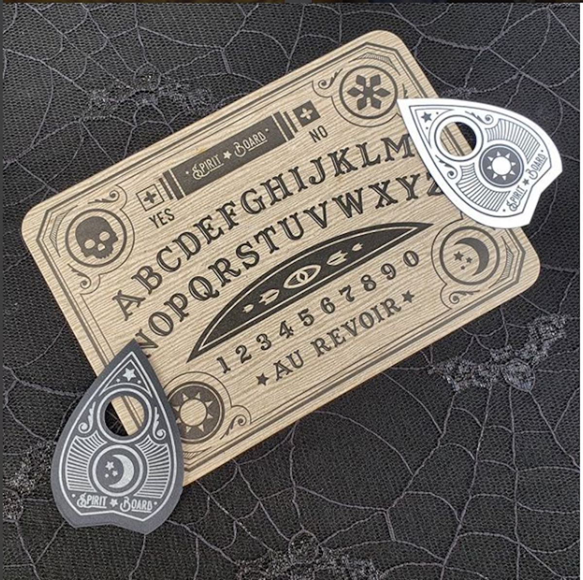 Mini Spirit Board - Letterpressed Ouija Board