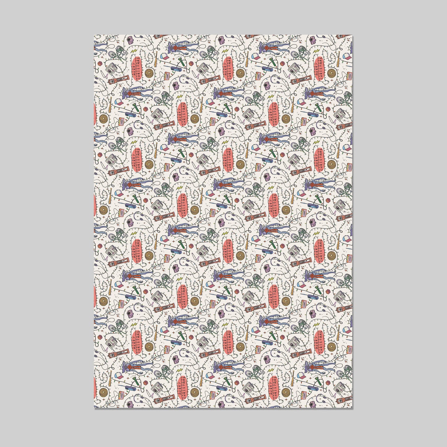 Stranger Things TV Show Wrapping Paper