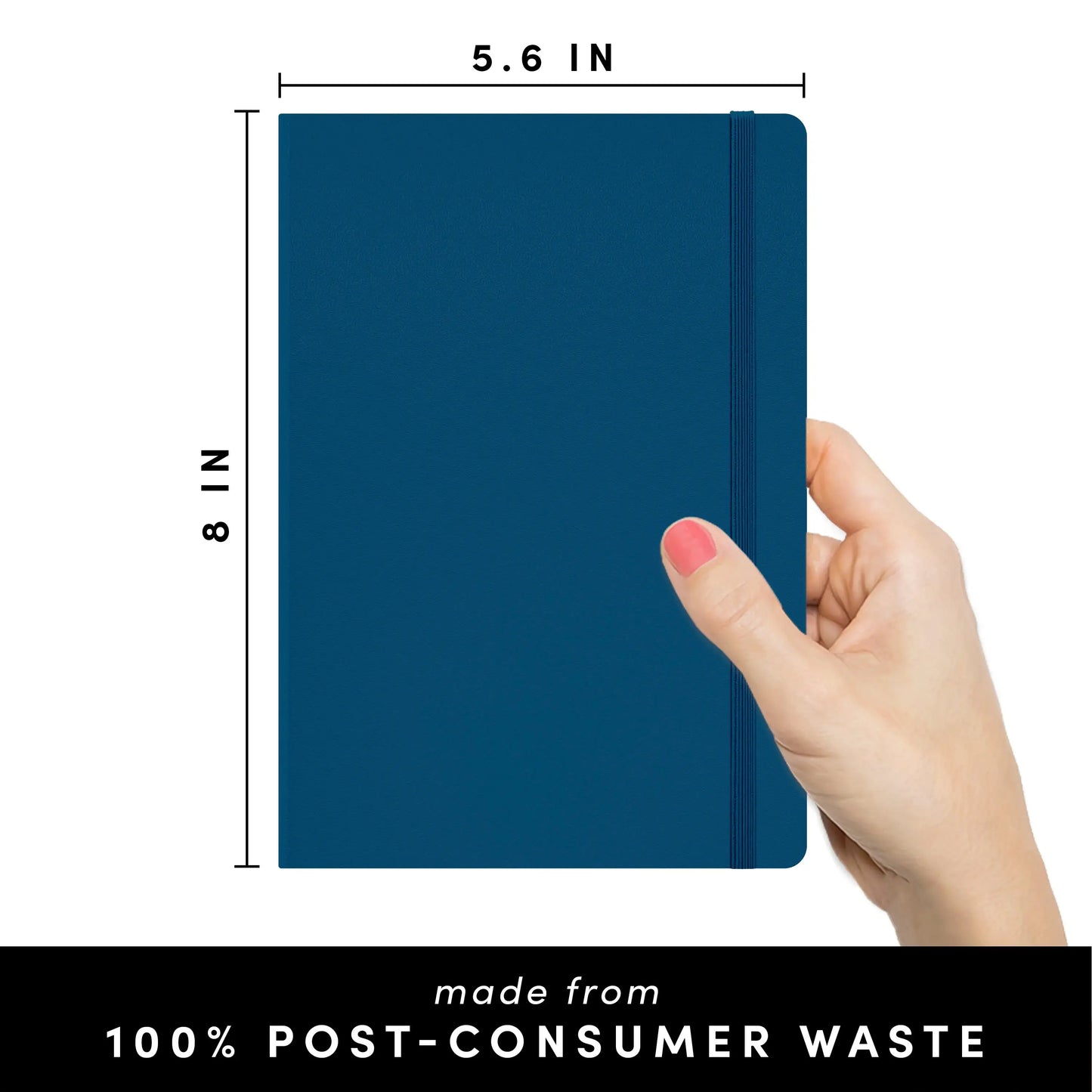 Recycled Casebound Lined Journal Notebook