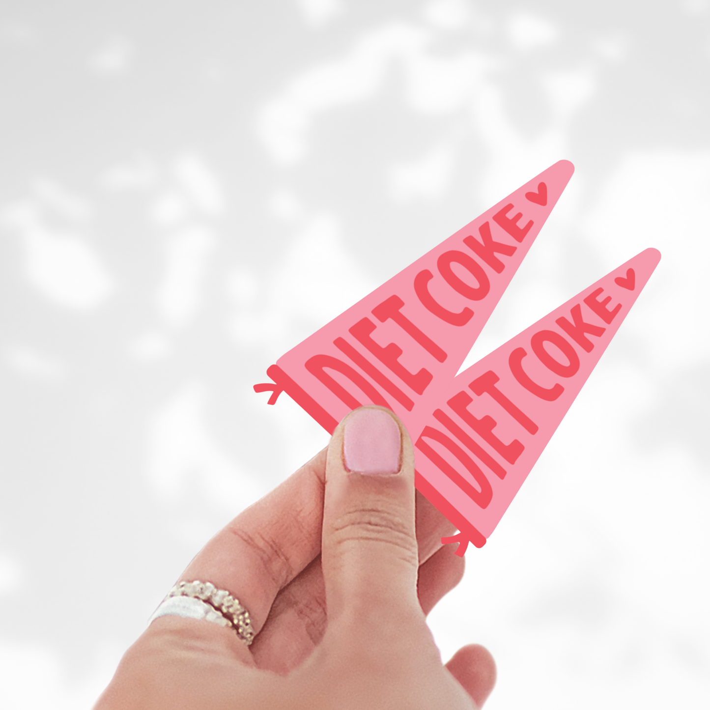 Diet Coke Banner Sticker