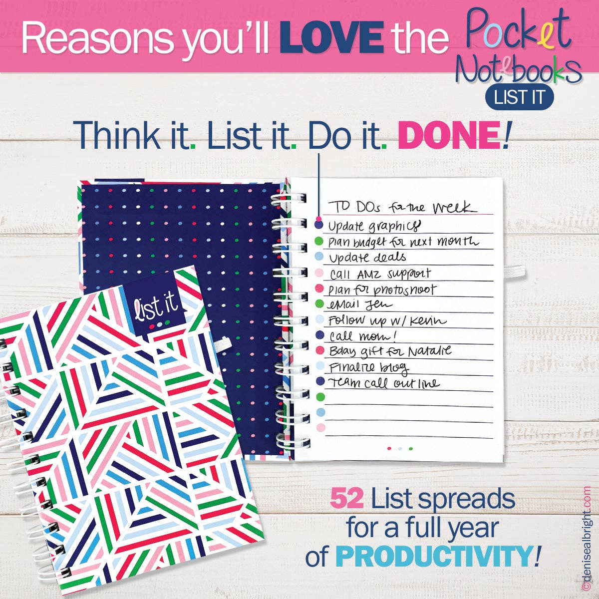 Pocket Notebooks | List, Plan, Doodle