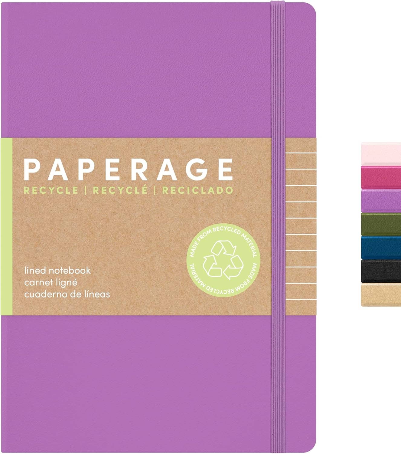 Recycled Casebound Lined Journal Notebook